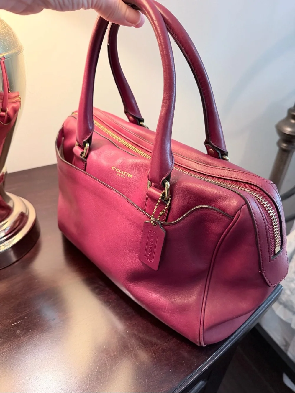 COACH Legacy Haley Leather Satchel 23574